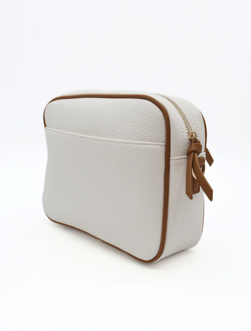 Zjoosh - Leah Cross Body Bag Dual Tone - White Tan