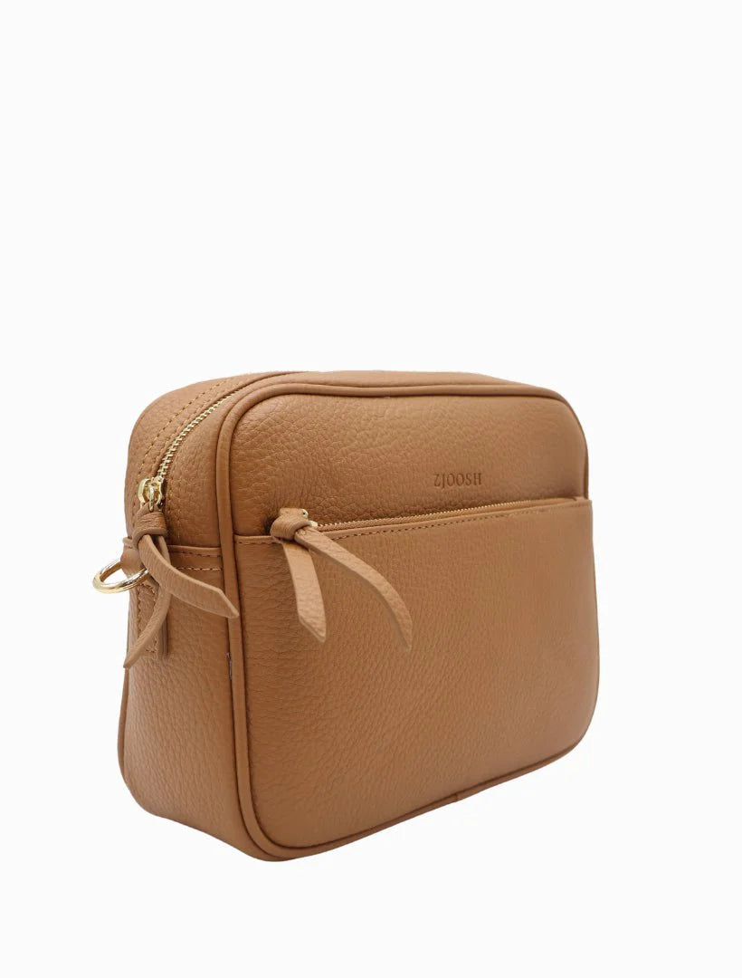 Zjoosh - Leah Cross Body Bag - Tan