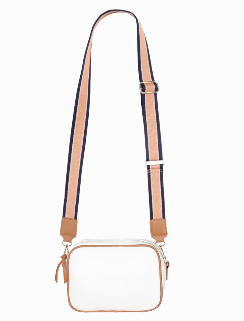 Zjoosh - Ruby Sports Cross Body Bag - White Tan