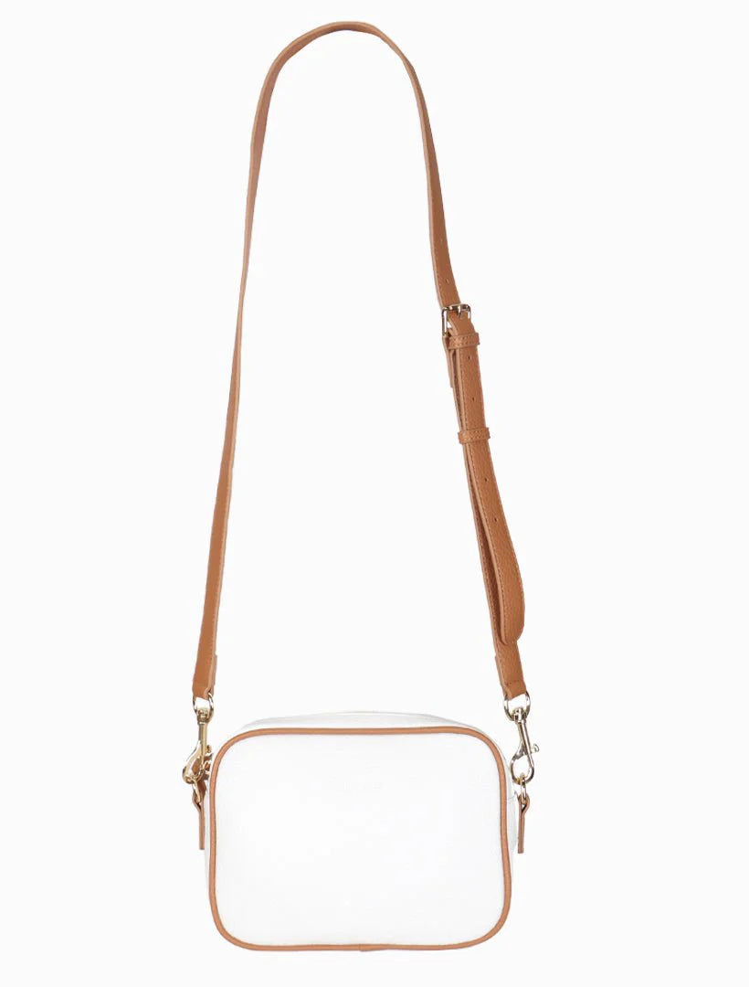 Zjoosh - Ruby Sports Cross Body Bag - White Tan