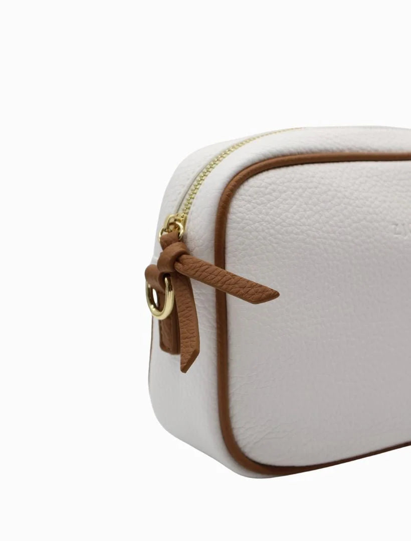 Zjoosh - Ruby Sports Cross Body Bag - White Tan