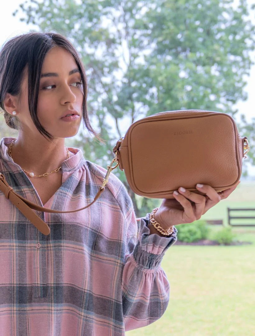 Zjoosh - Ruby Sports Cross Bag - Tan