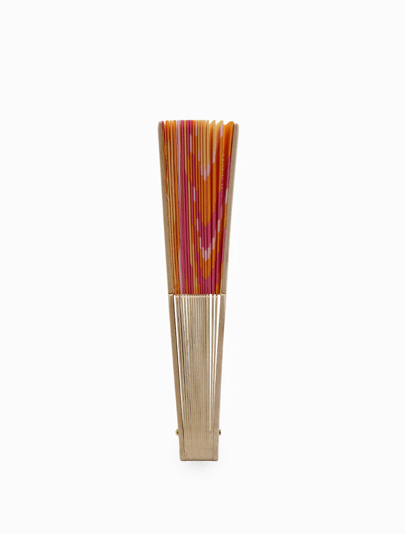 Zjoosh - Hand Fan Orange and Pink