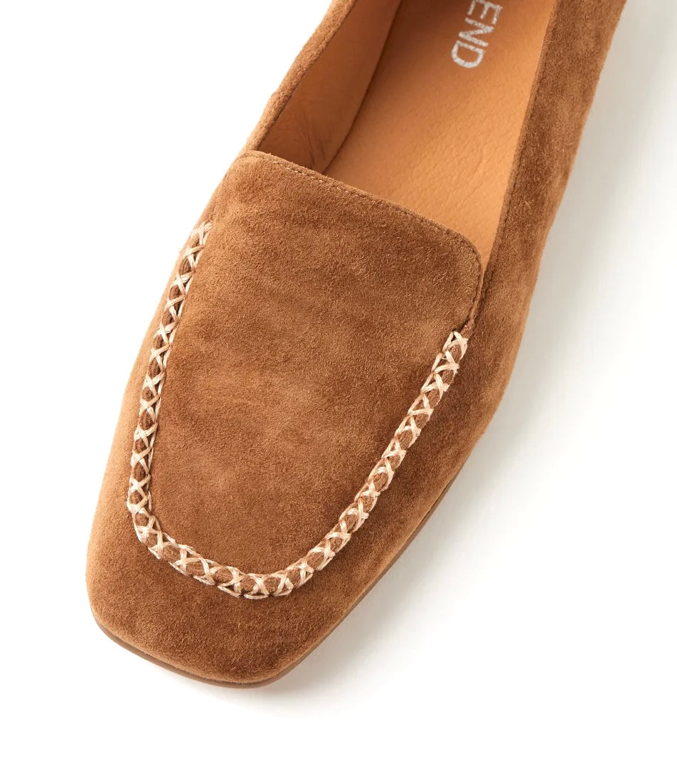 Top End - Pansha Lt Choc Suede