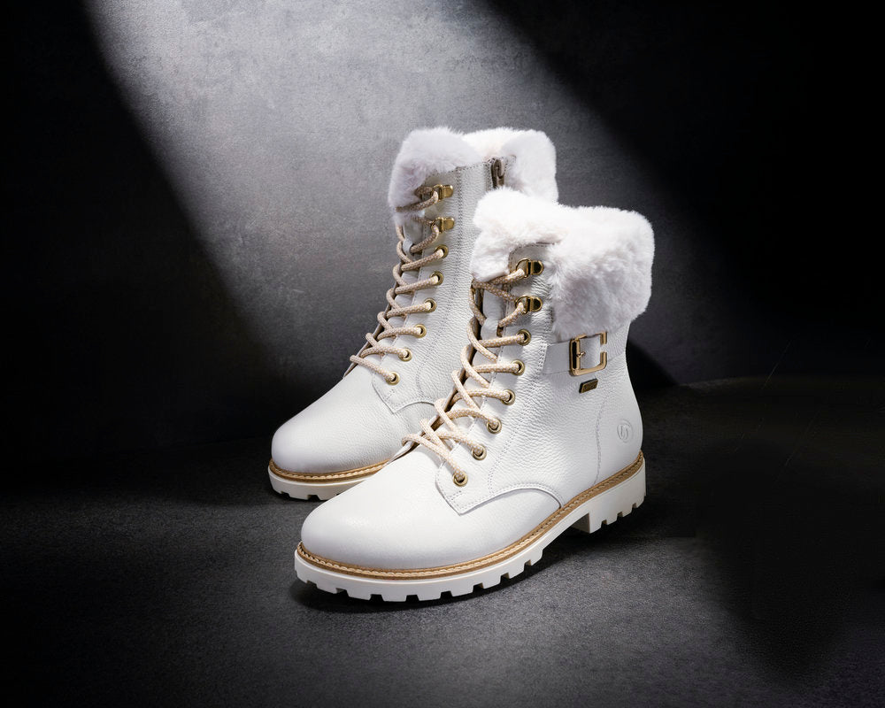 Remonte - D8481 Off White Ankle Boots