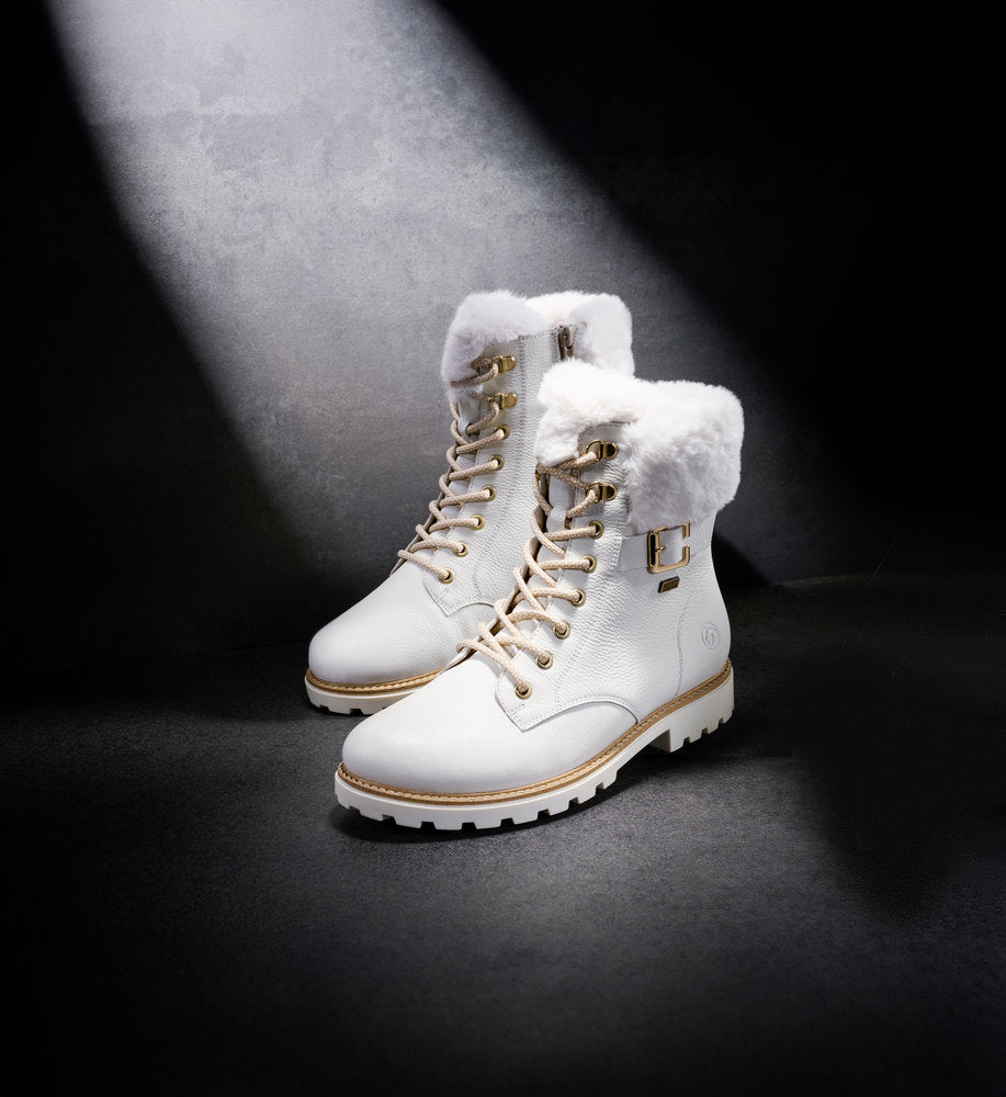 Remonte - D8481 Off White Ankle Boots