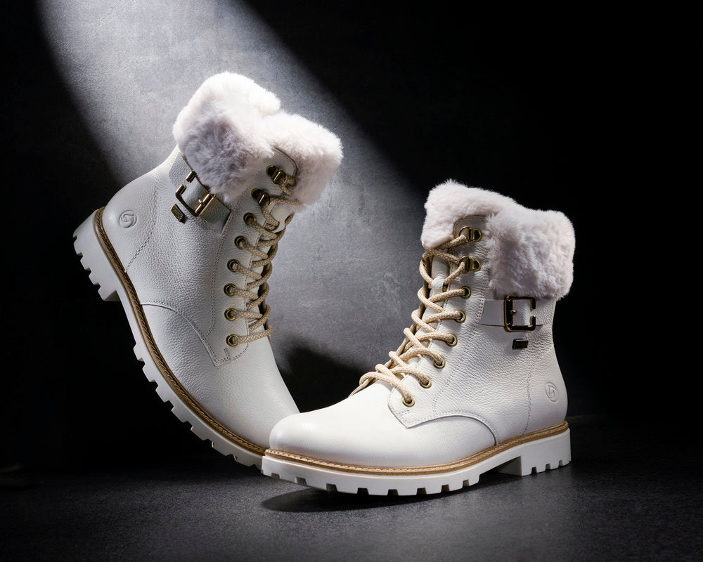 Remonte - D8481 Off White Ankle Boots