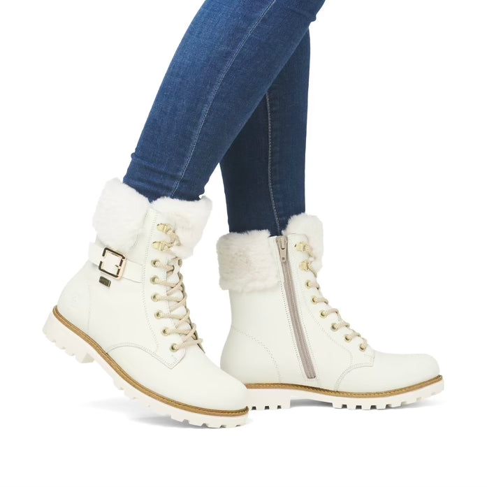 Remonte - D8481 Off White Ankle Boots