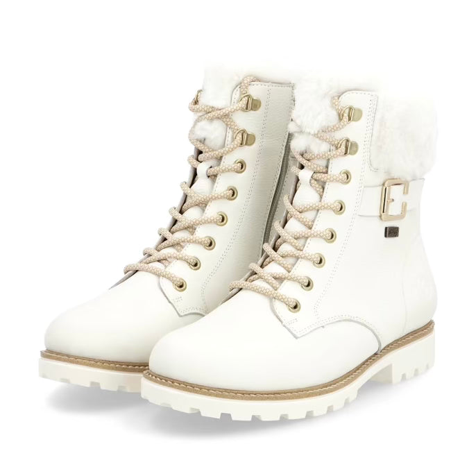 Remonte - D8481 Off White Ankle Boots
