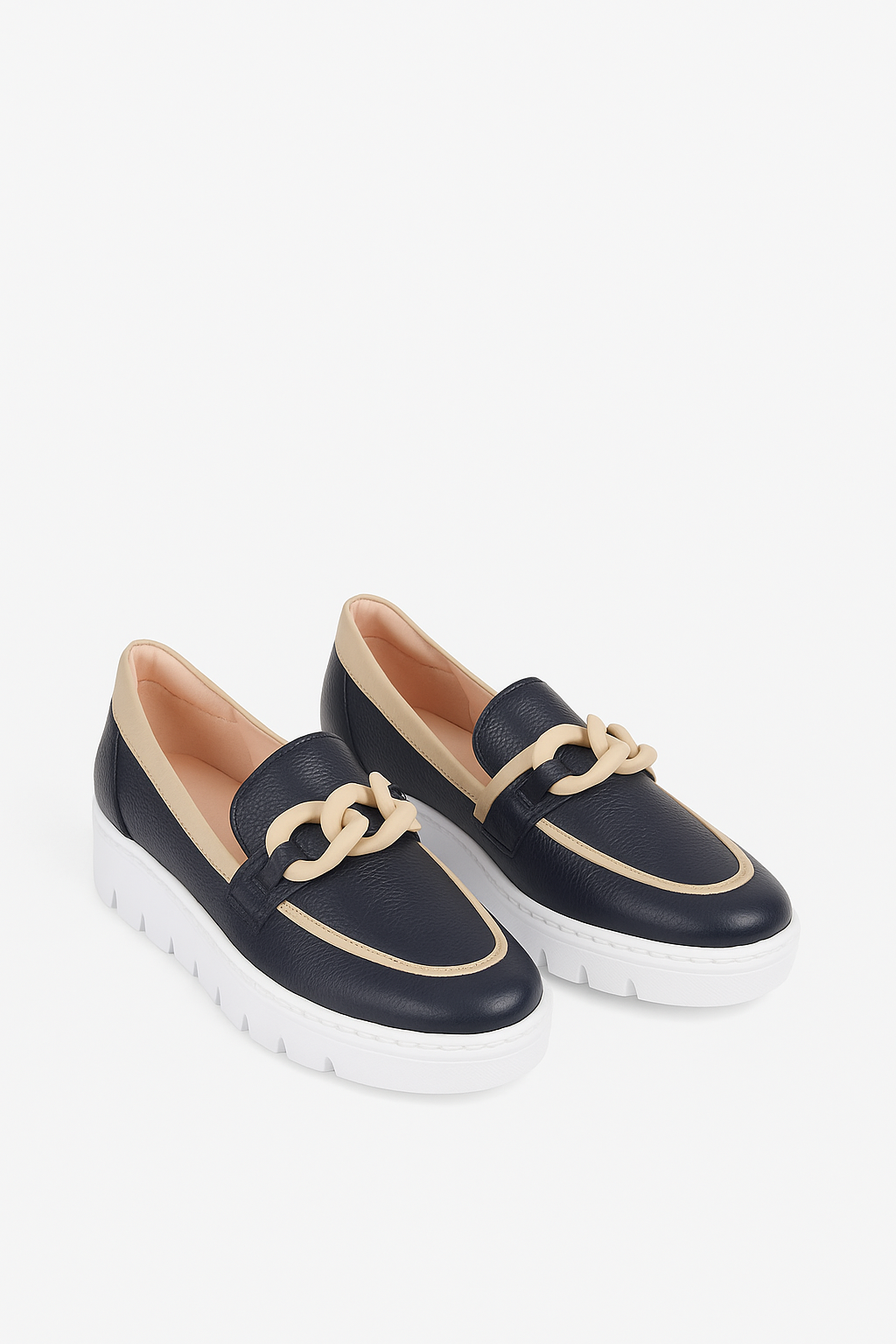 Neo - JS-4425 Navy Beige White