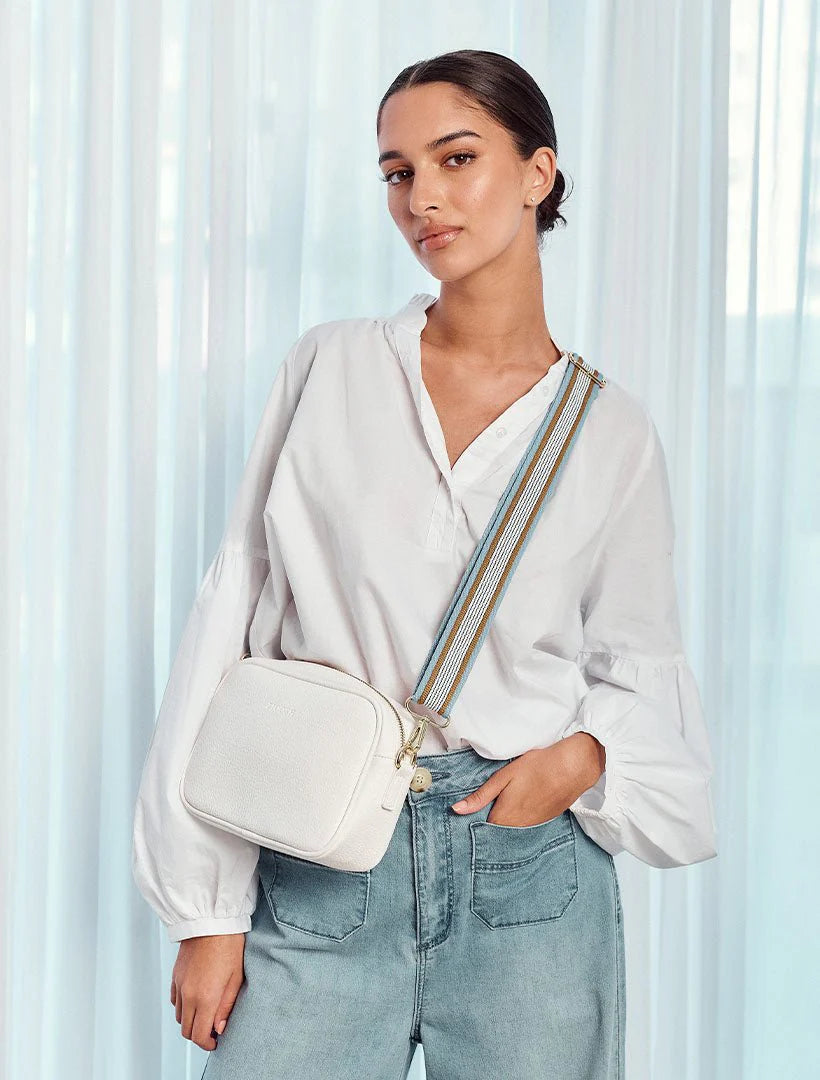 Zjoosh - Ruby Sports Cross Body Bag - White
