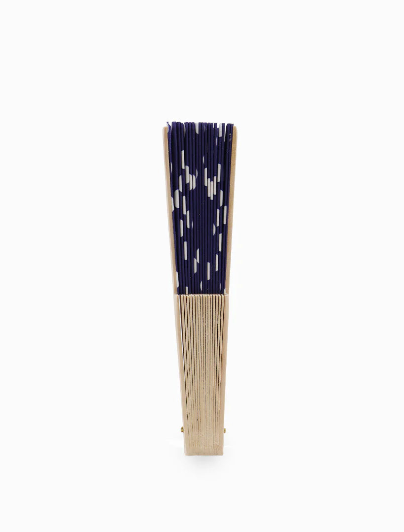 Zjoosh - Hand Fan White Polka Dots