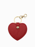 Zjoosh - Leather Heart Keyring - Red