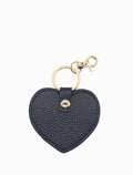 Zjoosh - Leather Heart Keyring - Navy