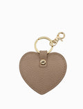 Zjoosh - Leather Heart Keyring - Hazelnut
