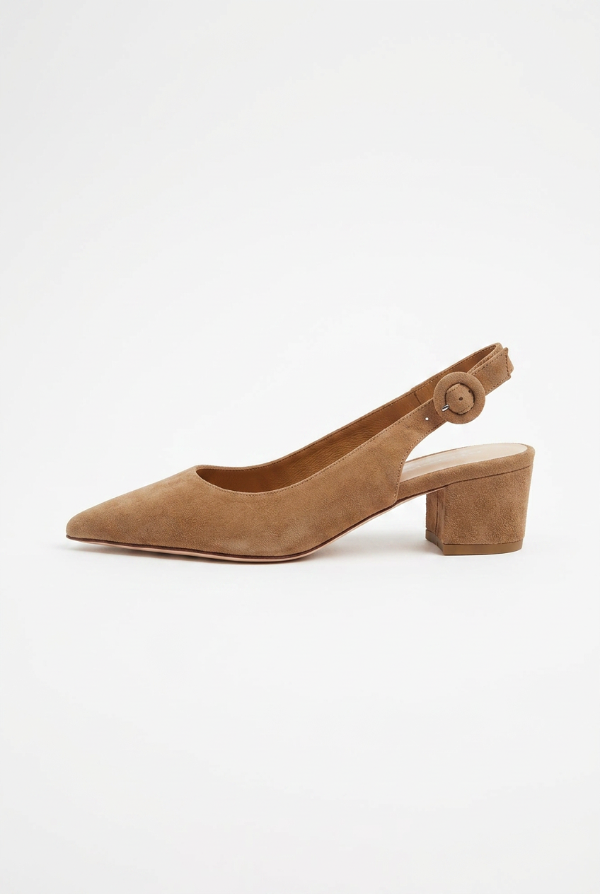 Top End - Abigale Lt Choc Suede