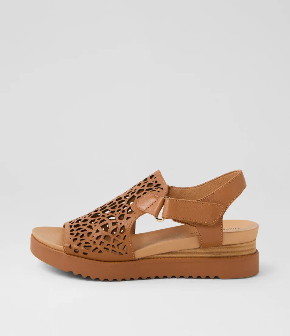 Django & Juliette - Ansh Leather Sandals - Dk Tan