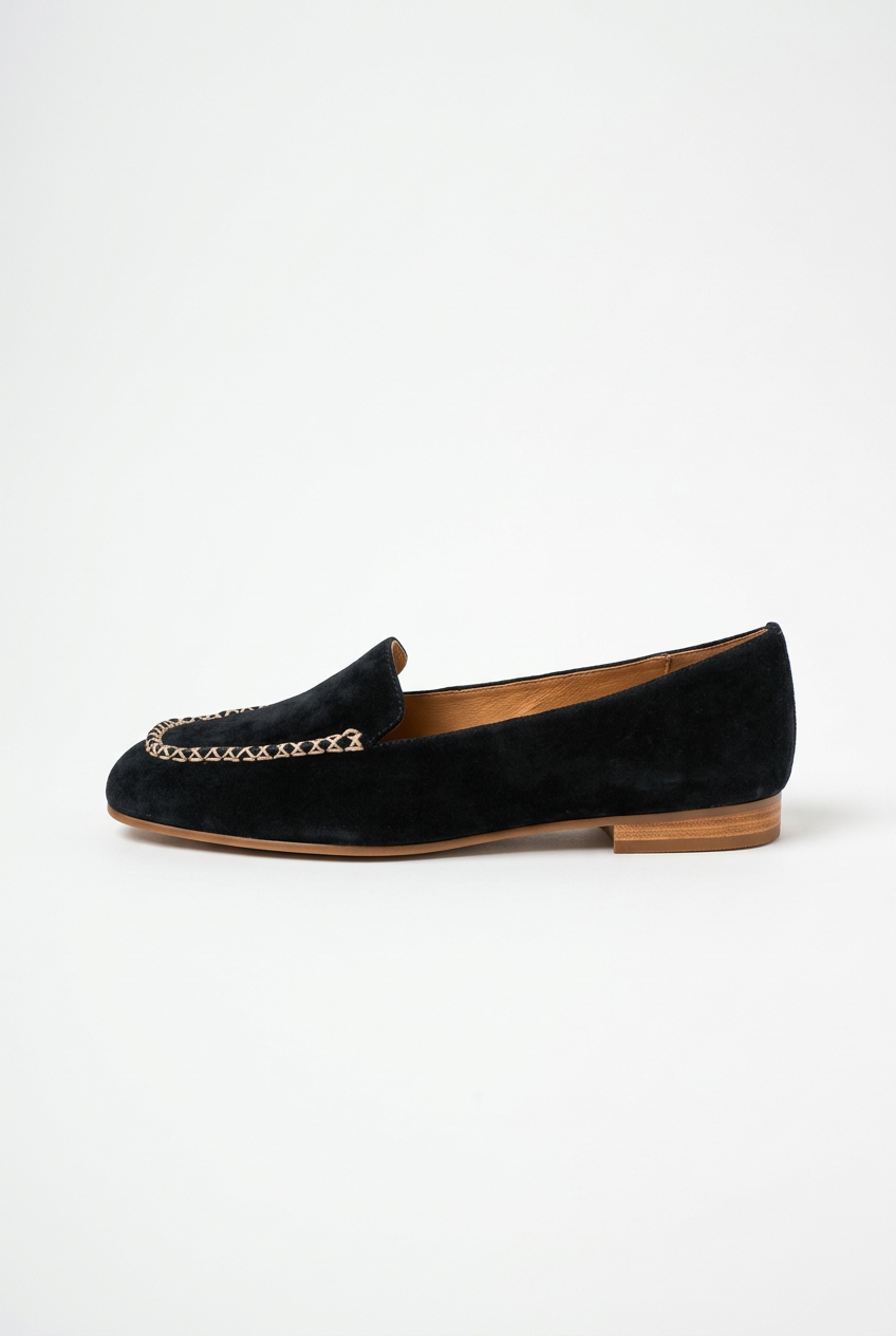 Top End - Pansha Navy Suede