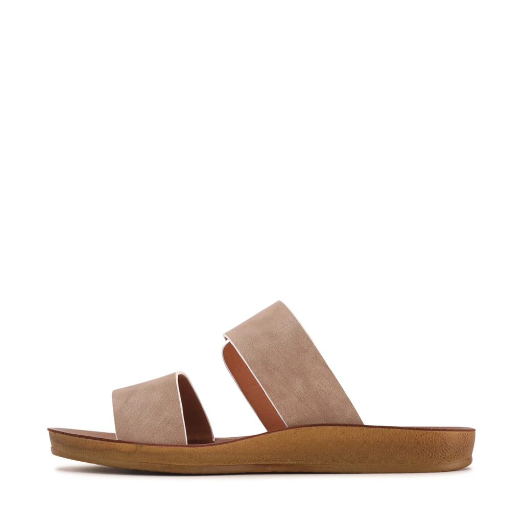 Los Cabos - Doti Taupe White Trim
