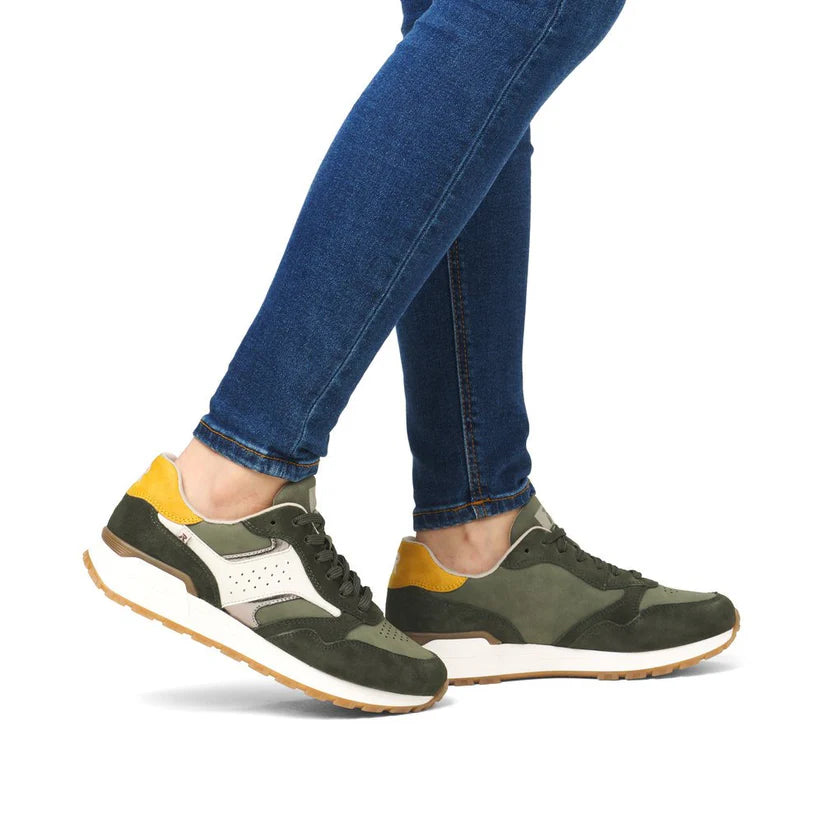 Rieker - W0607 Suede Leather Sneakers